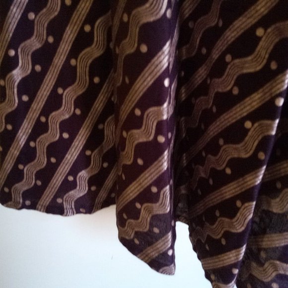 Brown and Gold Authentic Indian Dress XL NWOT NEW - Picture 8 of 8